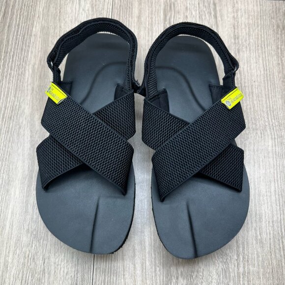 The Healing Sole Everett Ortho Platform Sandals Womens Size 8 Woven Mesh Black - Picture 4 of 12